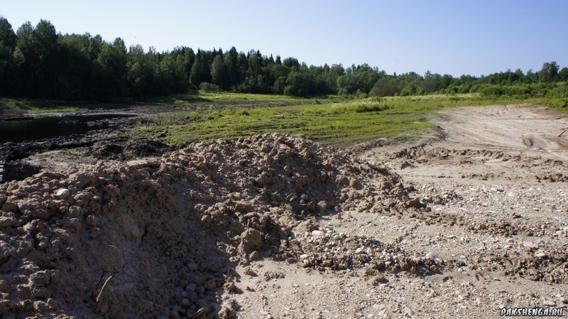 На Кунаево строительство пруда